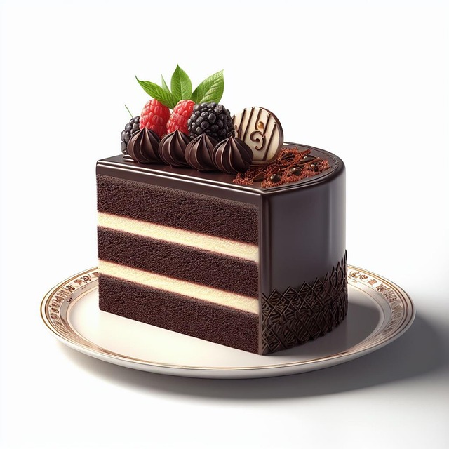 Free ai generated chocolate cake illustration