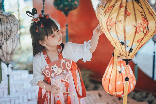 Kind, Mädchen, Tradition, Asien