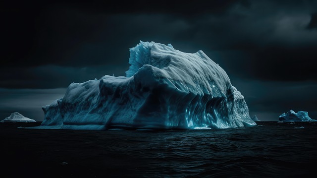 Free iceberg north climate illustration