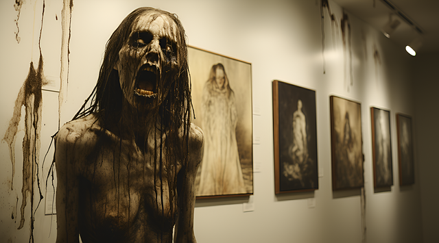Halloween, Unheimlich, Zombie, Weiblich