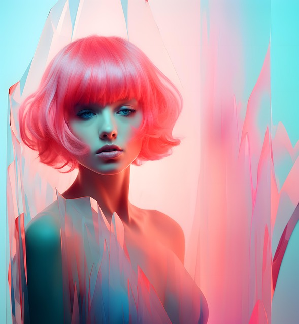 Free woman modeling posing illustration