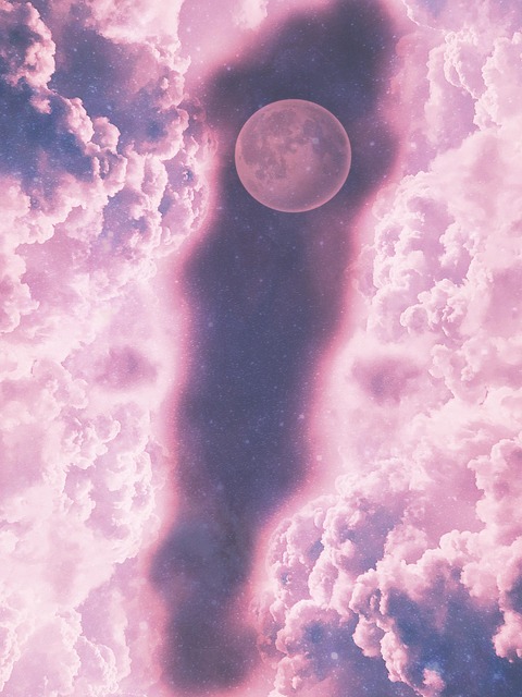 Free sky clouds dreamy illustration