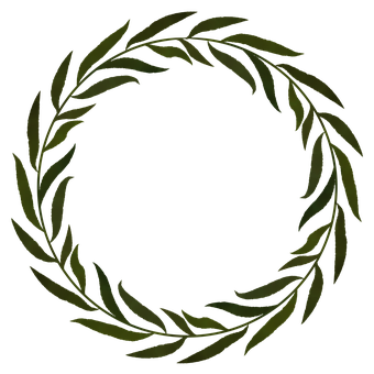 Free Leaves Wreath illustration and picture