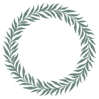 Free Leaves Wreath illustration and picture