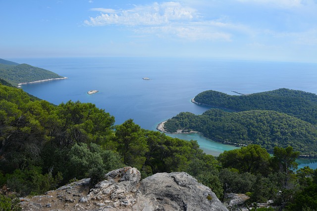 Kroatien, Mljet, Hav, Natur, Landskab