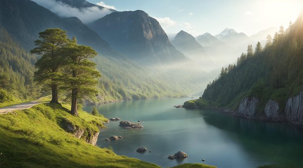 Free Nature Landscape illustration and picture