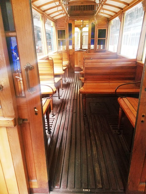 Tren, Carril, Viejo, Rayo De Sol