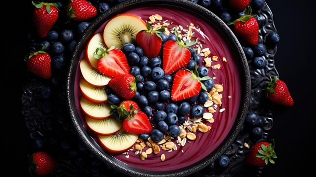 Free ai generated smoothie juice illustration