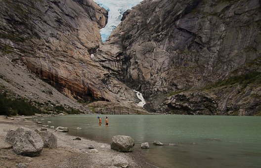 Sø, Sten, Vandfald, Top, Norge