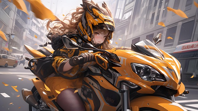 Download Ai Generated, Girl, Rider. Royalty-Free Stock Illustration ...