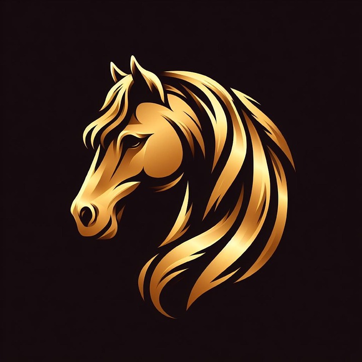 Download Ai Generated, Horse, Logo. RoyaltyFree Stock Illustration