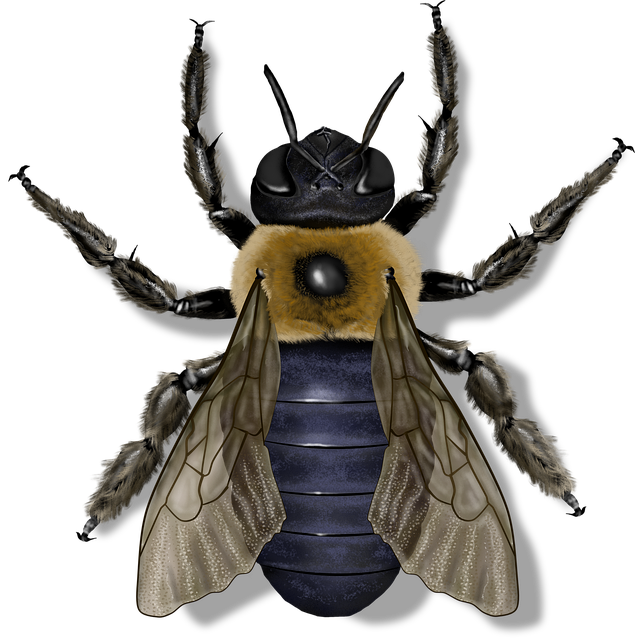 Download free HD stock image of Bee Hymenoptera Free bee hymenoptera pollinator illustration