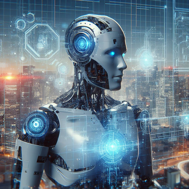 Ai Gerado, Robô, Ciborgue, Tecnologia