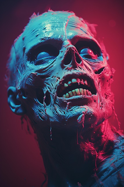 Free spooky dark portrait illustration