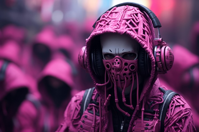 Free danger crowd horror illustration