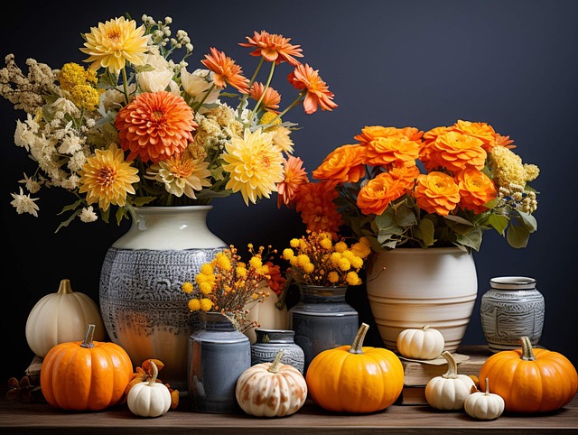 Free table centerpeice autumn illustration