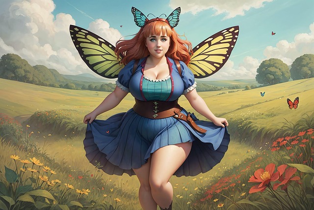 Ai Generiert, Frau, Cosplay, Fee