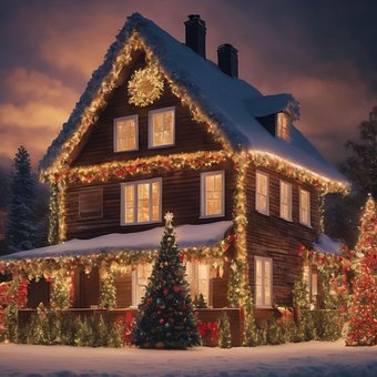 Free Ai Generated House illustration and picture