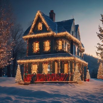 Free Ai Generated House illustration and picture