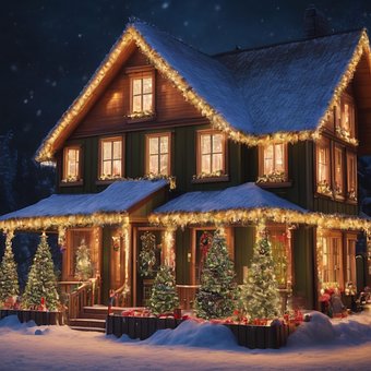 Free Ai Generated House illustration and picture