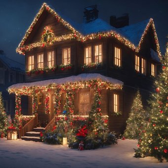Free Related Tags Christmas Lights illustration and picture