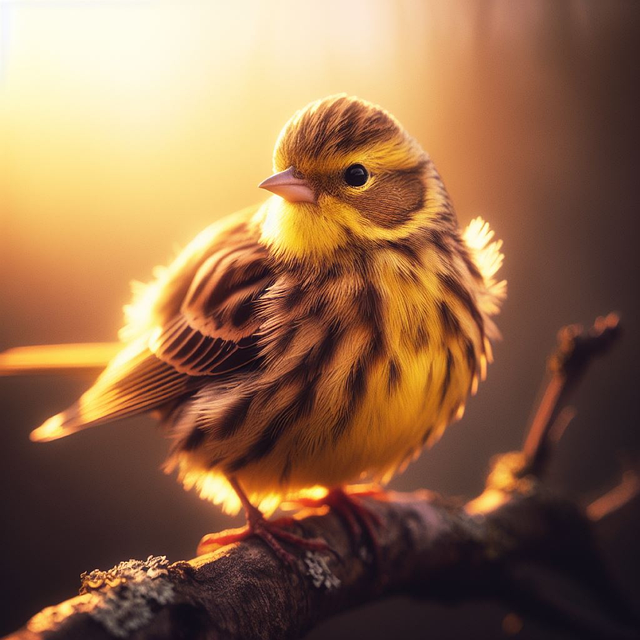 Download free HD stock image of Ai Generated Bird Free ai generated bird goldammer illustration