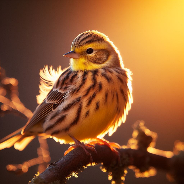 Download free HD stock image of Ai Generated Bird Free ai generated bird goldammer illustration