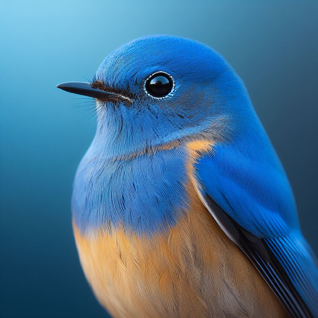 Free ai generated bird blue tit illustration