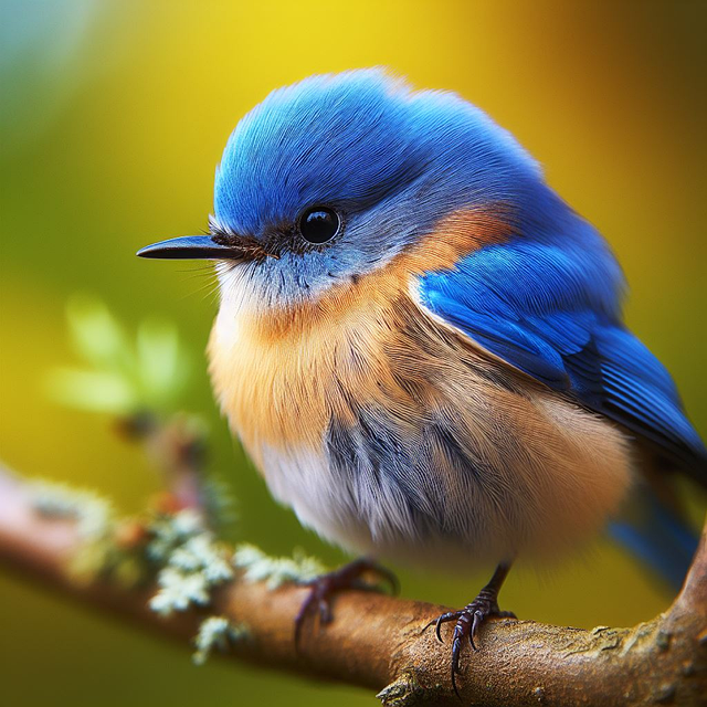 Free ai generated bird plumage illustration