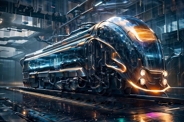 Free Ai Generated Train illustration and picture