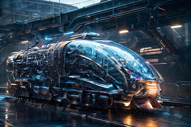 Free Ai Generated Train illustration and picture