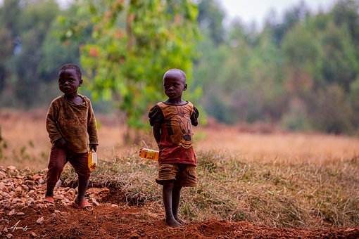Kind, Jung, Afrika, Arm, Burundi