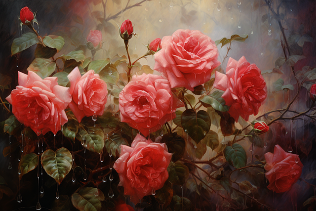 Free roses beauty nature illustration