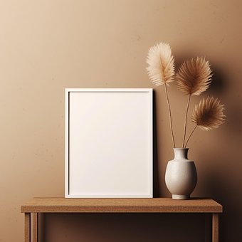 Canvas, Kamer, Kader, Interieur, Blanco
