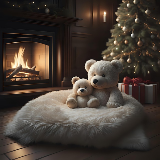 Free christmas xmas bears illustration