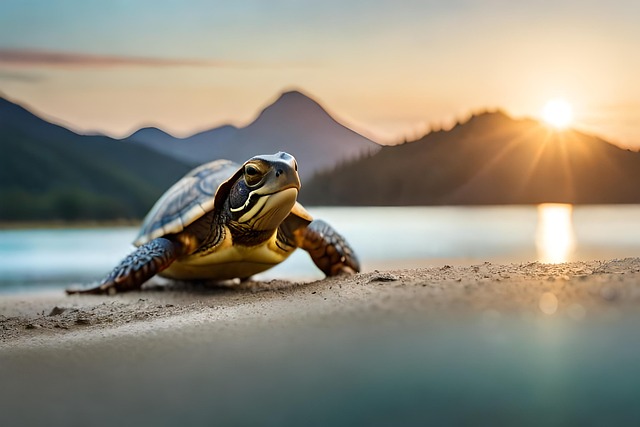 Free ai generated tortoise turtle illustration