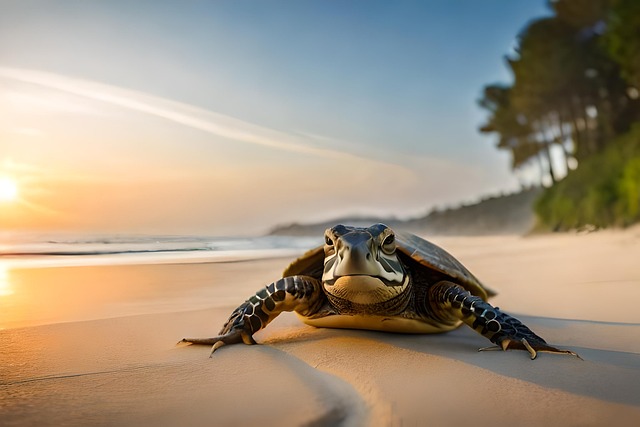 Free ai generated tortoise turtle illustration