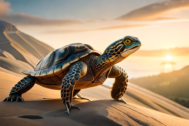 Free ai generated tortoise turtle illustration