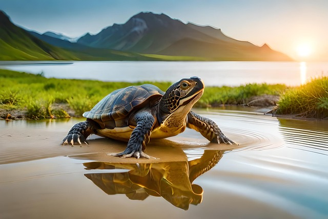 Free tortoise turtle reptile illustration
