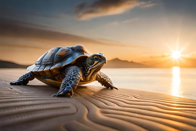 Free ai generated tortoise turtle illustration