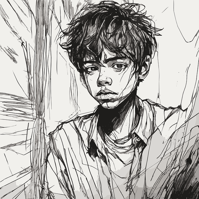 Free ai generated boy cute illustration