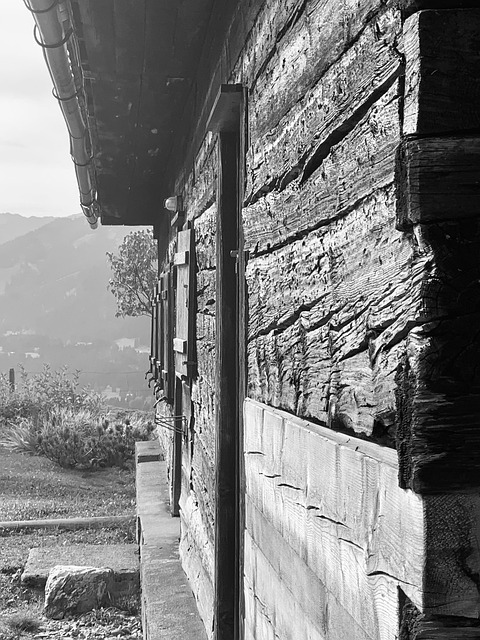 Alpes, Cabana, Cabana De Madeira