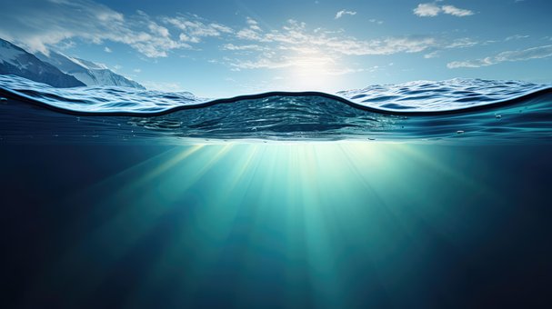 Free Ai Generated Ocean illustration and picture