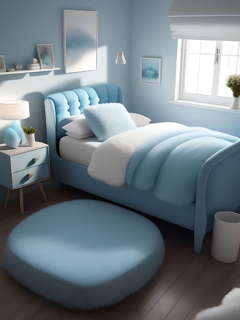 Free Ai Generated Bedroom illustration and picture