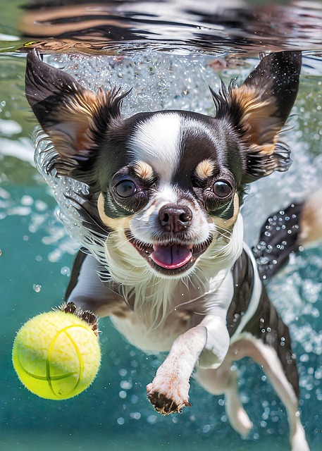 Free ai generated dog chihuahua illustration