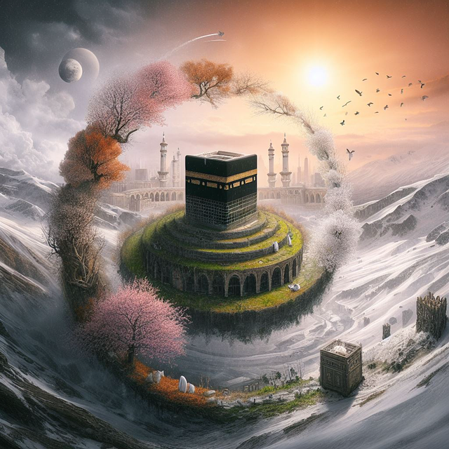 Free ai generated fall buildings illustration