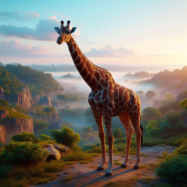 Download Ai Generated, Giraffe, Wildlife. Royalty-Free Stock ...