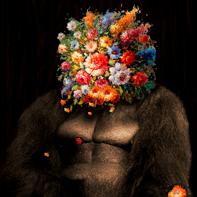 Woud, Bloem, Natuur, Aap, Gorilla, Dier