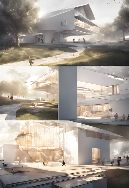 Arquitetura, Desenhando, Frango