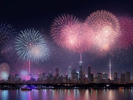Free Fireworks Celebration Star Burst illustration and picture